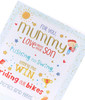 Mummy From Your Son Cute Rhyme Mother's Day Glitter Greeting Card