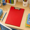 Janrax A4 Red PVC Single Clipboard 