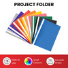 Pack of 12 Blue A4 Project Folders by Janrax