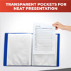 A5 Pink Flexible Cover 100 Pocket Display Book