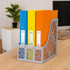Pack of 10 A4 Light Blue Paper Over Board Ring Binders by Janrax