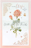 Mother's Day Card Wife Rose Card Lovely Sentiment Verse