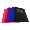 A5 Red Flexible Cover 10 Pocket Display Book