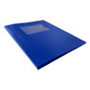 A5 Blue Flexible Cover 10 Pocket Display Book