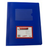 A5 Blue Flexible Cover 20 Pocket Display Book