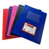 A5 Blue Flexible Cover 20 Pocket Display Book
