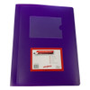 A5 Purple Flexible Cover 20 Pocket Display Book
