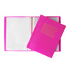 A5 Pink Flexible Cover 40 Pocket Display Book