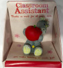 Classroom Assistant Captioned JoJo Giraffe Resin Figurine Elliot and Buttons