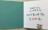 Daddy Means, Smiles, Hugs, Love. the World to Me Fathers Day Greeting Card