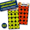 Pack of 15 High-Visibility Super Smiley Stickers by Emotionery