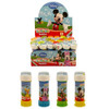 Box of 36 Assorted Mickey Mouse Clubhouse bubble tubes 60 ml