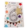 Happy Birthday 6 Balloon Boutique Greeting Card