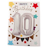 Happy Birthday 10 Balloon Boutique Greeting Card