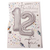 Happy Birthday 12 Today Have Fun Balloon Boutique Greeting Card