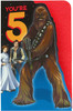 Age 5 Star Wars Chewbacca 5th Birthday Card For Kids