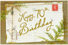 70th Birthday Card Postcard-Style card Hand Finished  Age 70 For Him
