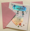 For A Lovely Daughter, Oodles of Doodles Daughter Birthday Card
