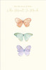 Three Butterflies Sympathy Card