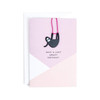 Hotchpotch Have A Lazy Amazy Day Card with Sloth Plastic Necklace