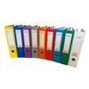 Pack of 5 A4 Yellow Paperbacked Lever Arch Files by Janrax