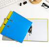 Pack of 5 A4 White Paperbacked Lever Arch Files by Janrax