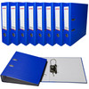 Pack of 50 A4 Blue Paperbacked Lever Arch Files by Janrax