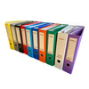 Pack of 10 A4 Red Paperbacked Lever Arch Files by Janrax