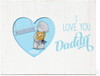 Me To You Love You Daddy Photo Frame, 4" x 4"