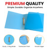 A5 Slim Purple Translucent Ringbinder