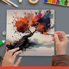 16x22cm Stretched Mini Canvas 280gsm