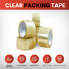 Pack of 6 Clear Packaging Tape 48mm x 66m (45 Micron)