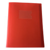 A4 Red Flexible Cover 20 Pocket Display Book