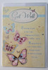 Soft Whispers Get well Card Butterfly