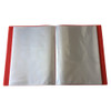 A4 Red Flexible Cover 100 Pocket Display Book