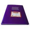 A4 Purple Flexible Cover 100 Pocket Display Book