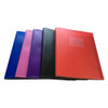 A4 Purple Flexible Cover 100 Pocket Display Book