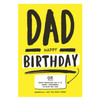 Contemporary Humour Design Dad Birthday Card