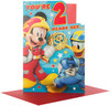 Age 2 Mickey Mouse Design Birthday Card