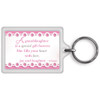 World's Best Granddaughter Celebrity Style Keyring