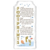 Footprints Sentimental Handcrafted Ceramic Plaque