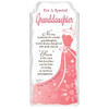 For a Special Granddaughter Sentimental Handcrafted Ceramic Plaque