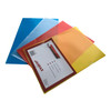 Pack of 200 A4 Yellow L Shaped Open Top and Side Report File Folders