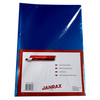 Pack of 200 A4 Blue L Shaped Open Top and Side Report File Folders