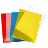 Pack of 1000 A4 Red L Shaped Open Top and Side Report File Folders