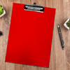 Pack of 48 Janrax A4 Red PVC Single Clipboards
