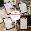 Pack of 48 Janrax A4 Red PVC Single Clipboards