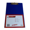 Pack of 48 Janrax A4 Blue PVC Single Clipboards