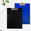 Pack of 12 Janrax A4 Black PVC Single Clipboards