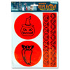 Pack of 4 Halloween High-visibility Reflective Safety Stickers by Emotionery